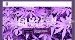 Desktop Screenshot of greentherapeuticslv.com